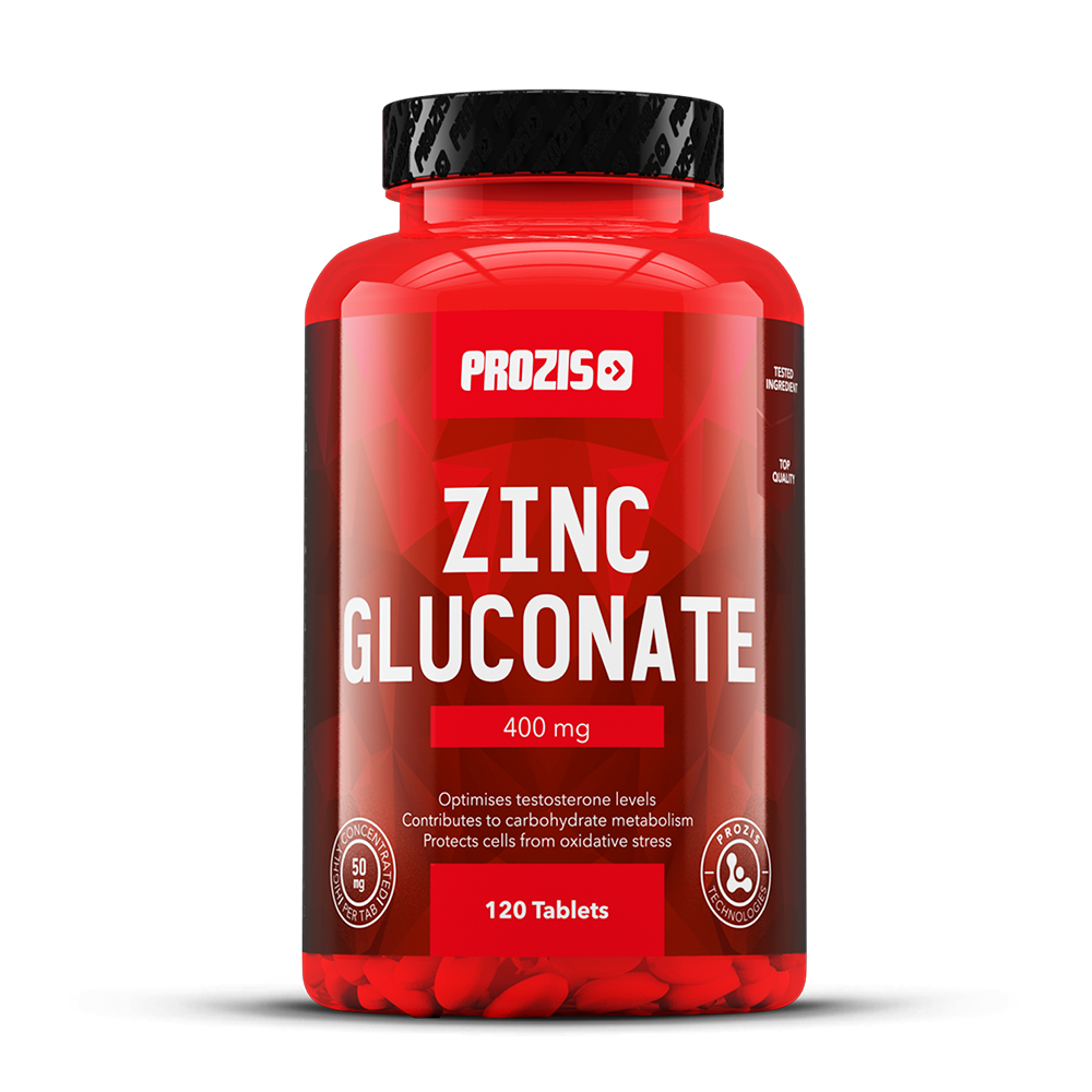 Zinc Gluconate 400mg 120 tabs Vitamins & Minerals Prozis