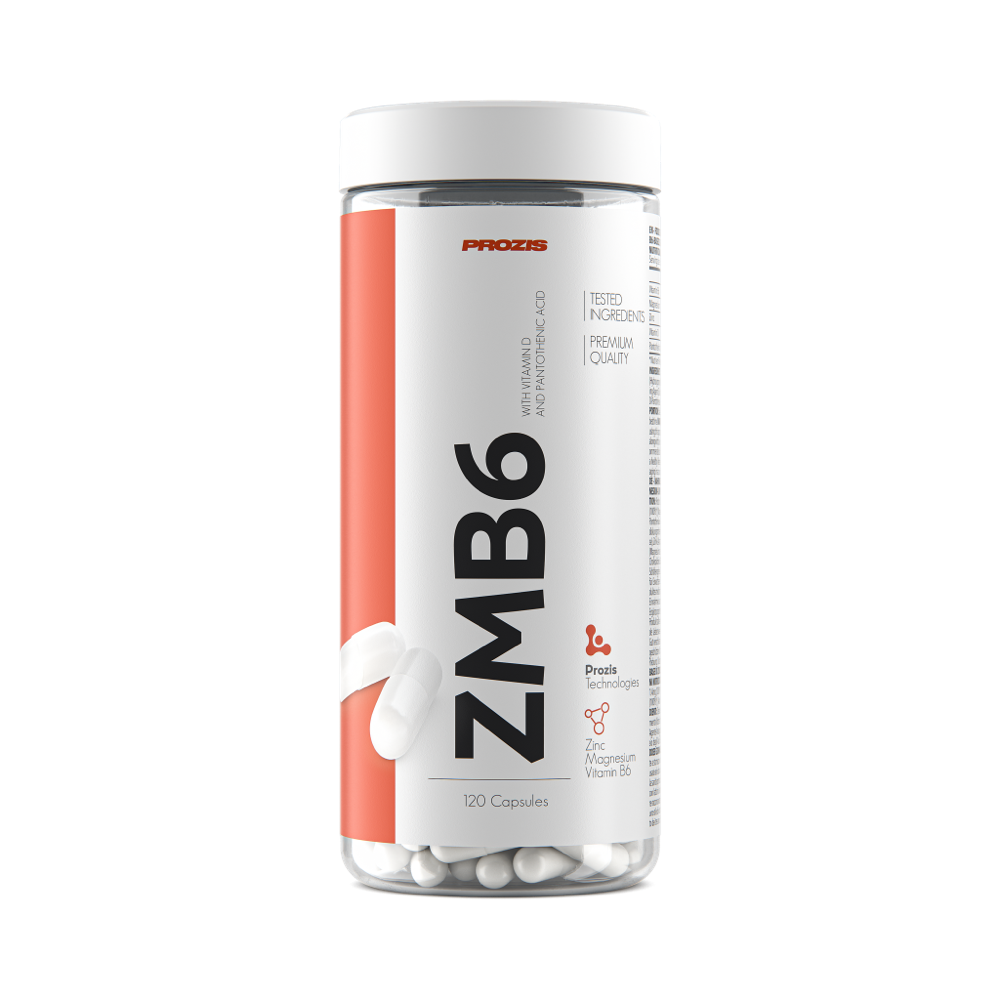 ZMB6 - Zinc + Magnésium + B6 120 gélules - Vitamines & Minéraux | Prozis