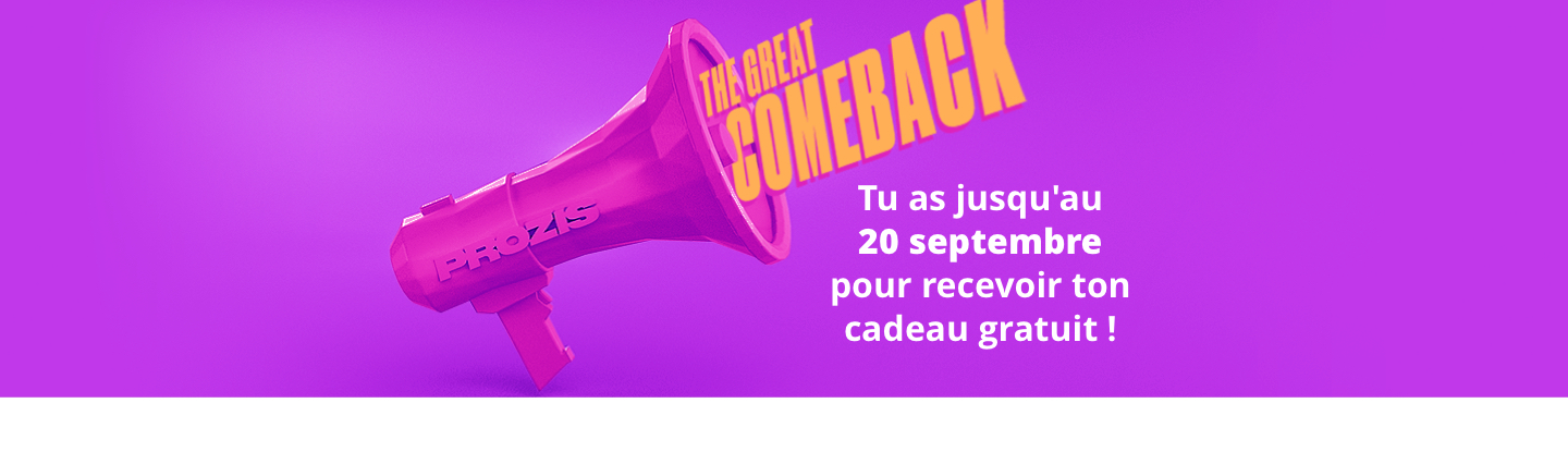 Je suis de retour