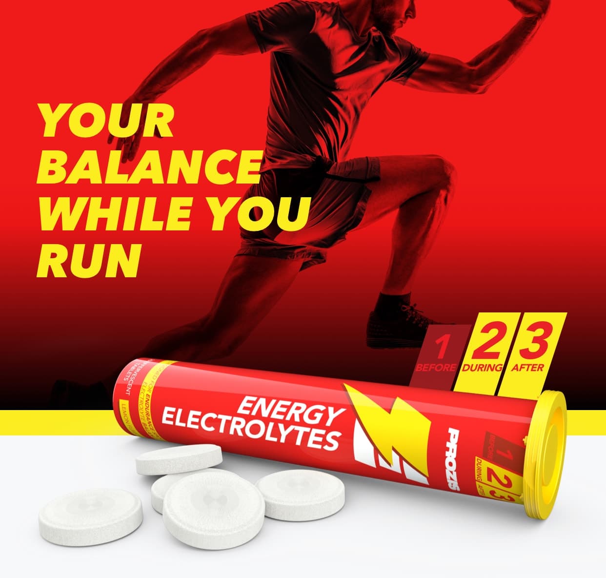 Prozis Energy Electrolytes 20 Effervescent tabs Prozis Energy Electrolytes