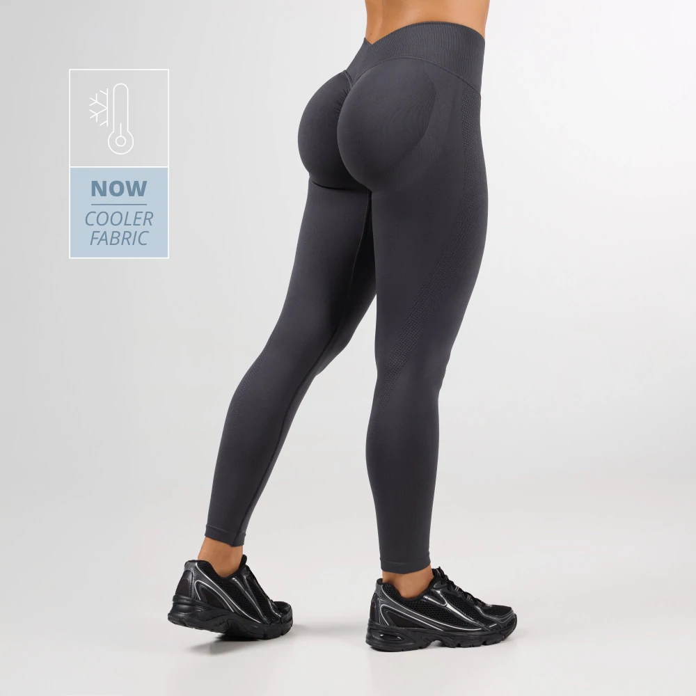 MuseFit Legging met middelhoge taille en V-rug (1)