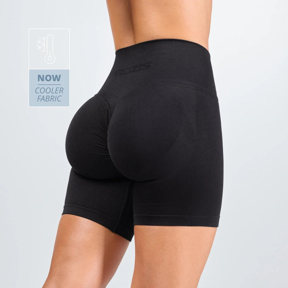 MuseFit Front V Middelhoge shorts (1)