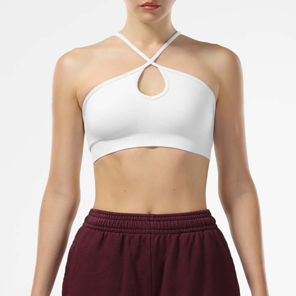 Brassière de Sport Croisée Devant Athleisure (10)