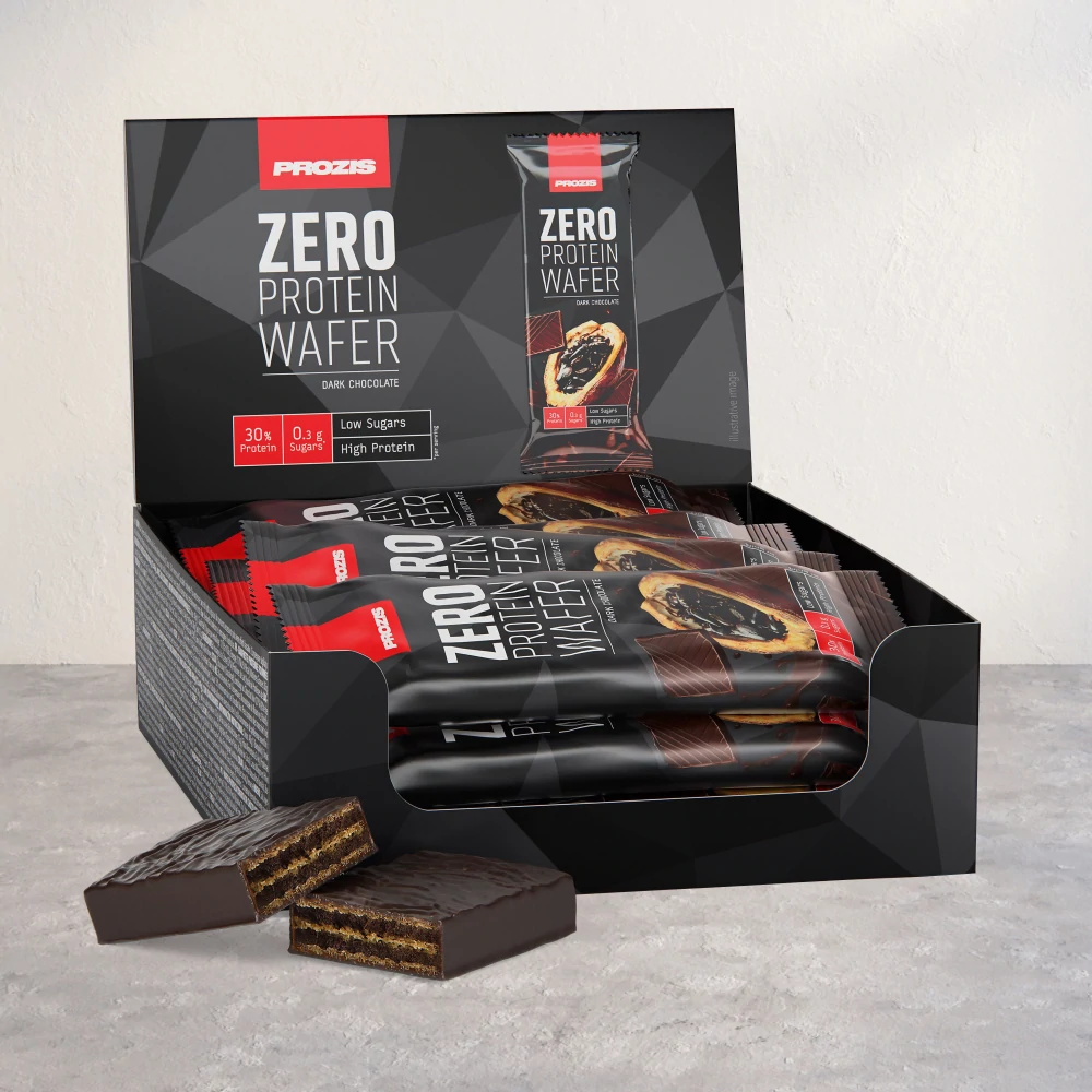 Zero Protein Wafer - Niedriger Zuckergehalt - 12 Riegel (1)