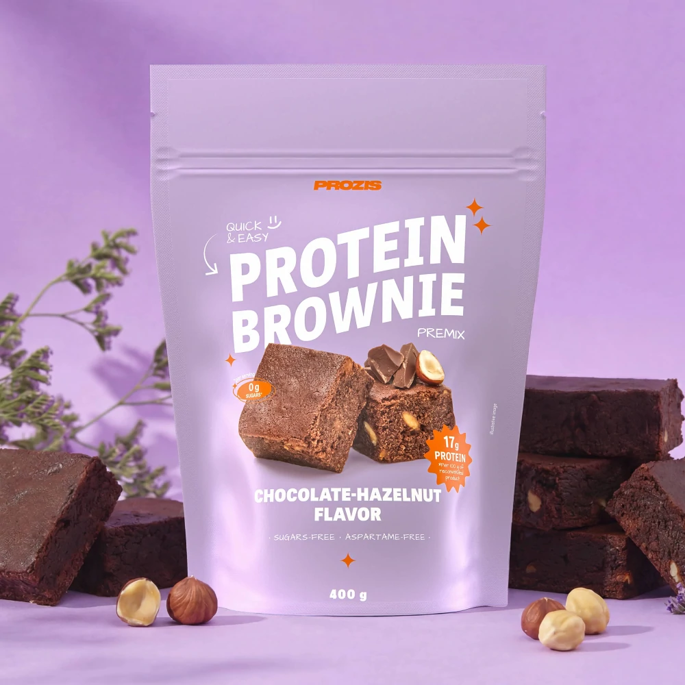 Protein-Brownie-Vormischung 400 g Schokolade und Haselnuss (1)
