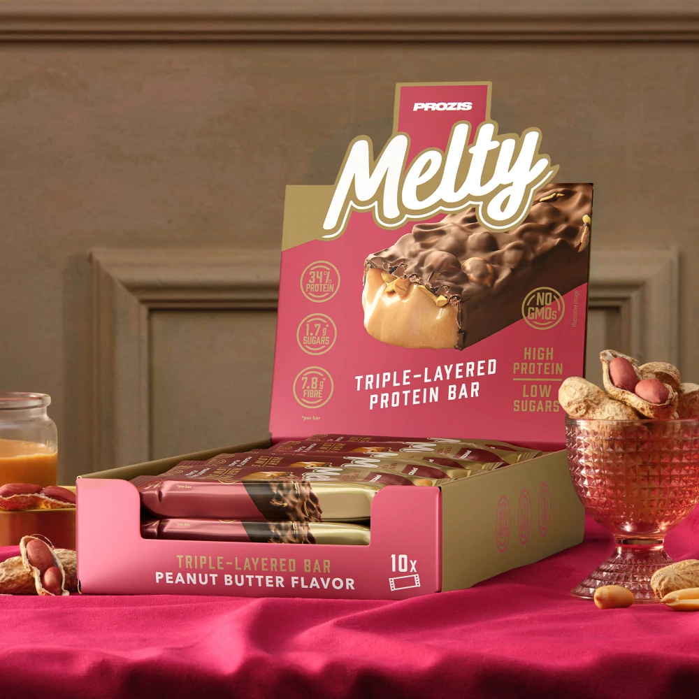 Melty - Proteinriegel mit niedrigem Zuckergehalt x 10 (1)