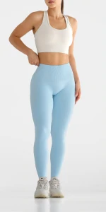 MuseFit Mittelhohe Leggings mit V-Ausschnitt hinten