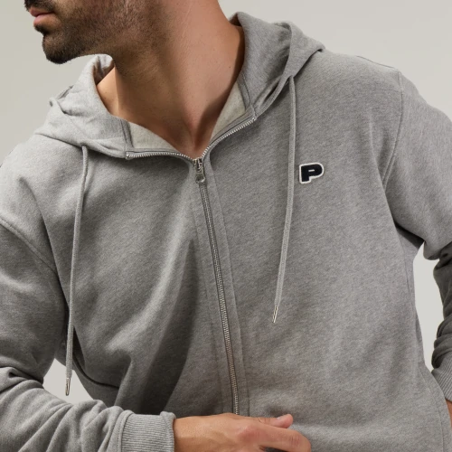 Sudadera con Capucha y Cremallera de Hombre Athleisure P (5)