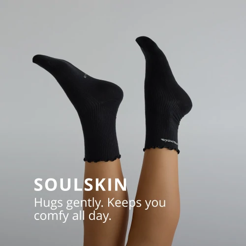 Κάλτσες αστραγάλου SoulSkin Ruffle (2)