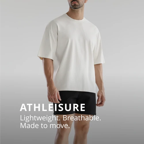Athleisure Essential heren oversized T-shirt (2)