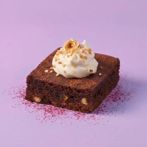 Protein-Brownie-Vormischung 400 g Schokolade und Haselnuss (2)