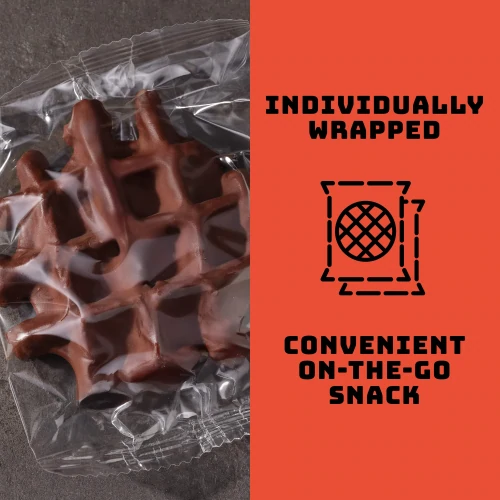 Eiwitrijke wafels (6 stuks) - chocolade (8)