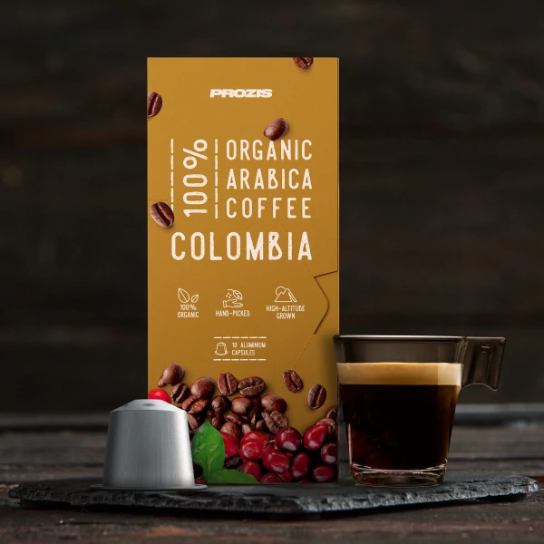 Café 100 % Arabica Bio - Colombie 10 capsules