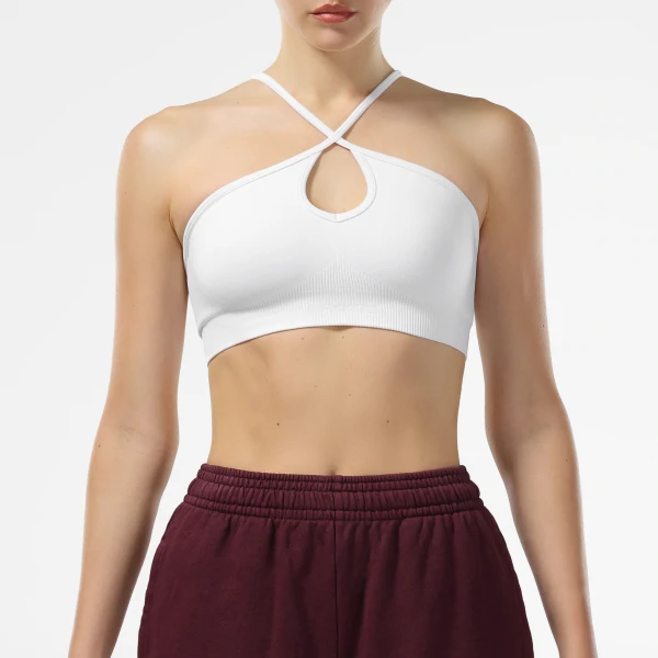 Brassière de Sport Croisée Devant Athleisure