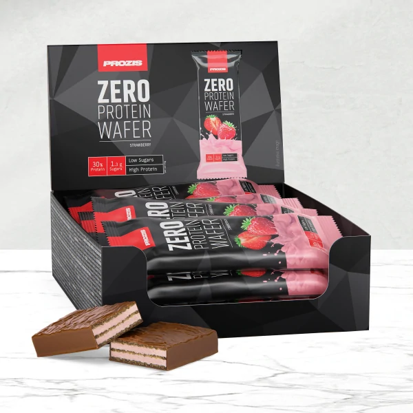 Zero Protein Wafer - Niedriger Zuckergehalt - 12 Riegel