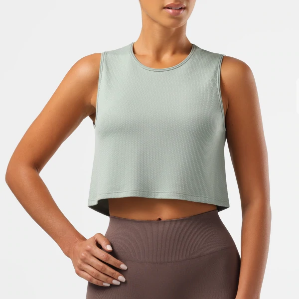 Athleisure Bauchfreies Top