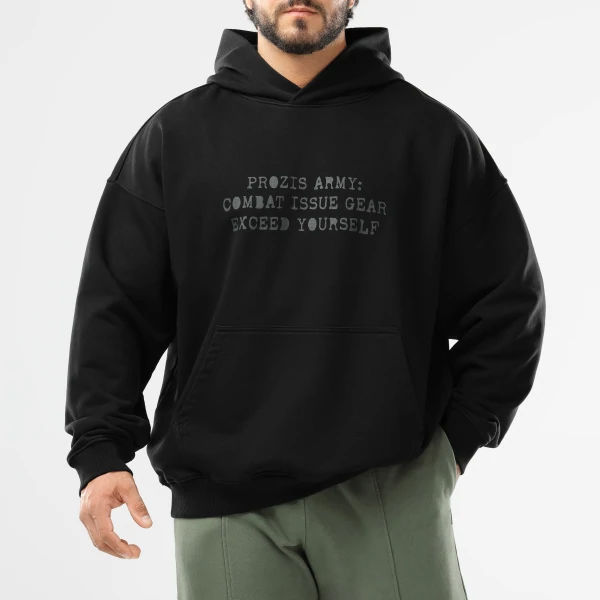 Sweat à Capuche Oversized Army Combat