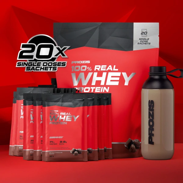 100% Real Whey Protein - 20 servings - Belgian Chocolate