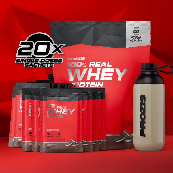 100% Real Whey Protein - 20 servings - Cookies and Cream