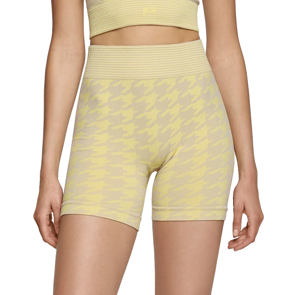 Short Moyen Taille Normale Houndstooth Harmony