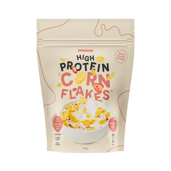 Pétales de Maïs Protéinés - Fraise-Chocolat Blanc 175 g