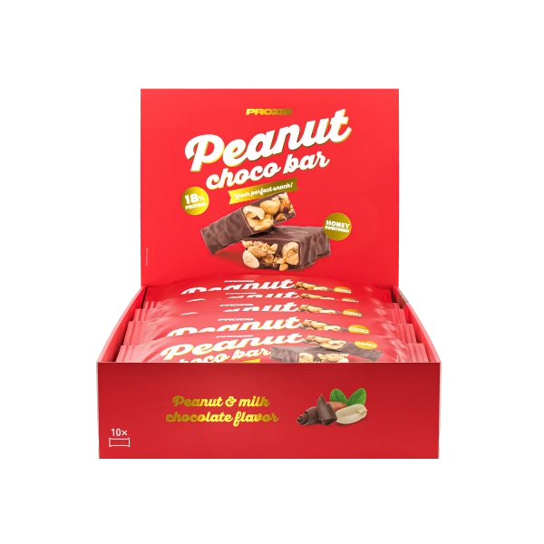 Peanut Choco Bar – Milchschokolade x10
