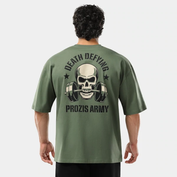 T-Shirt Oversized Army Defying