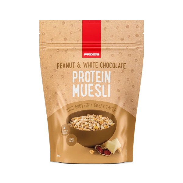Protein-Müsli 400 g Erdnüsse und weiße Schokolade