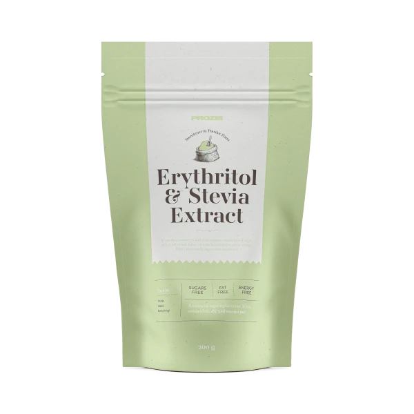 Dolcificante di eritritolo e stevia - Formula in polvere - 200 g