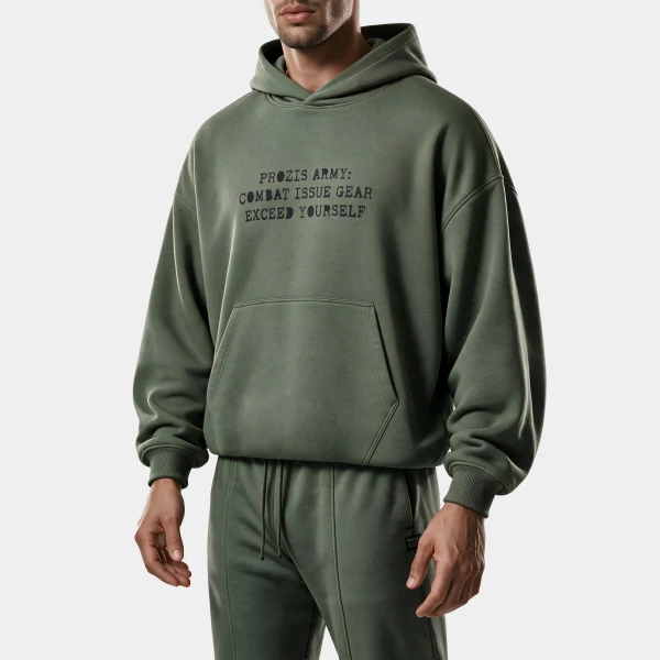 Sweat à Capuche Oversized Army Combat