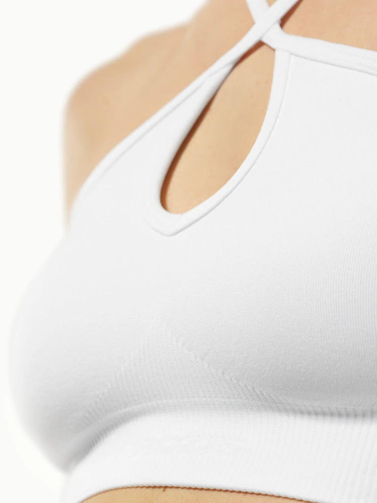 Brassière de Sport Croisée Devant Athleisure (8)