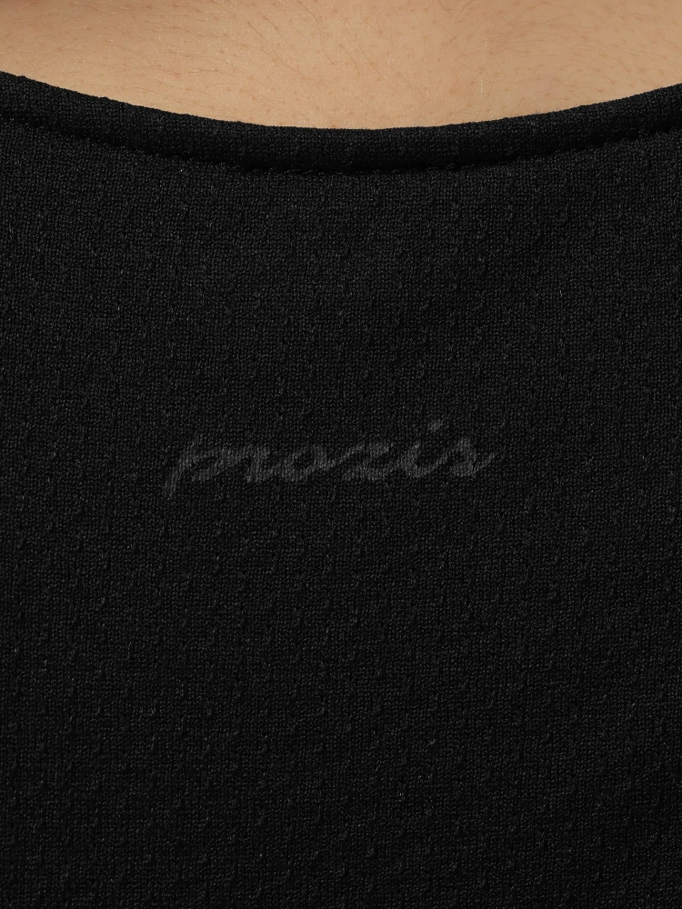 Athleisure Crossover Crop Top - Black (8)