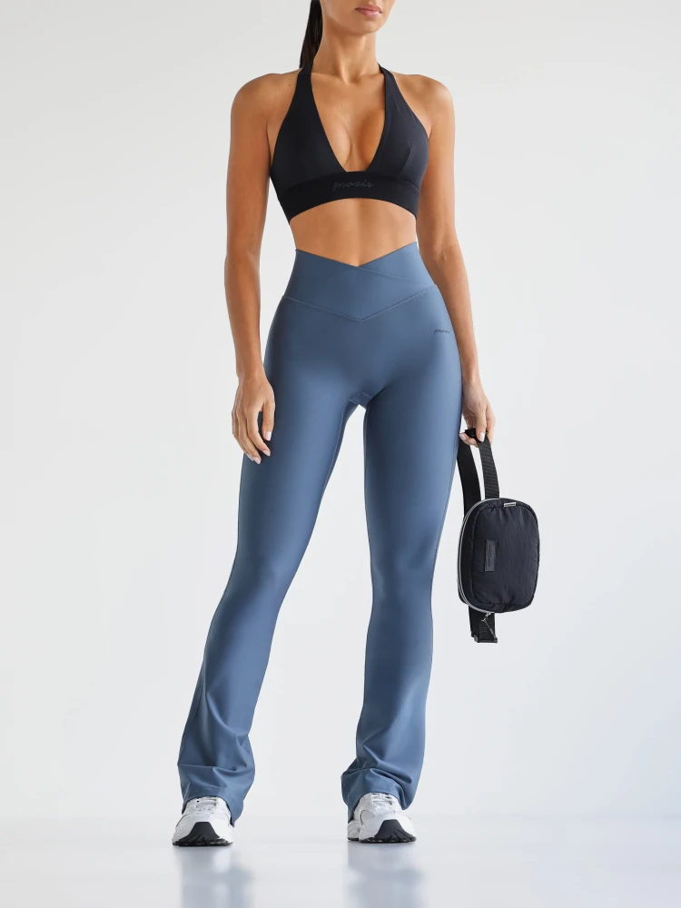 Essence High-Waist Flared Pants (6)