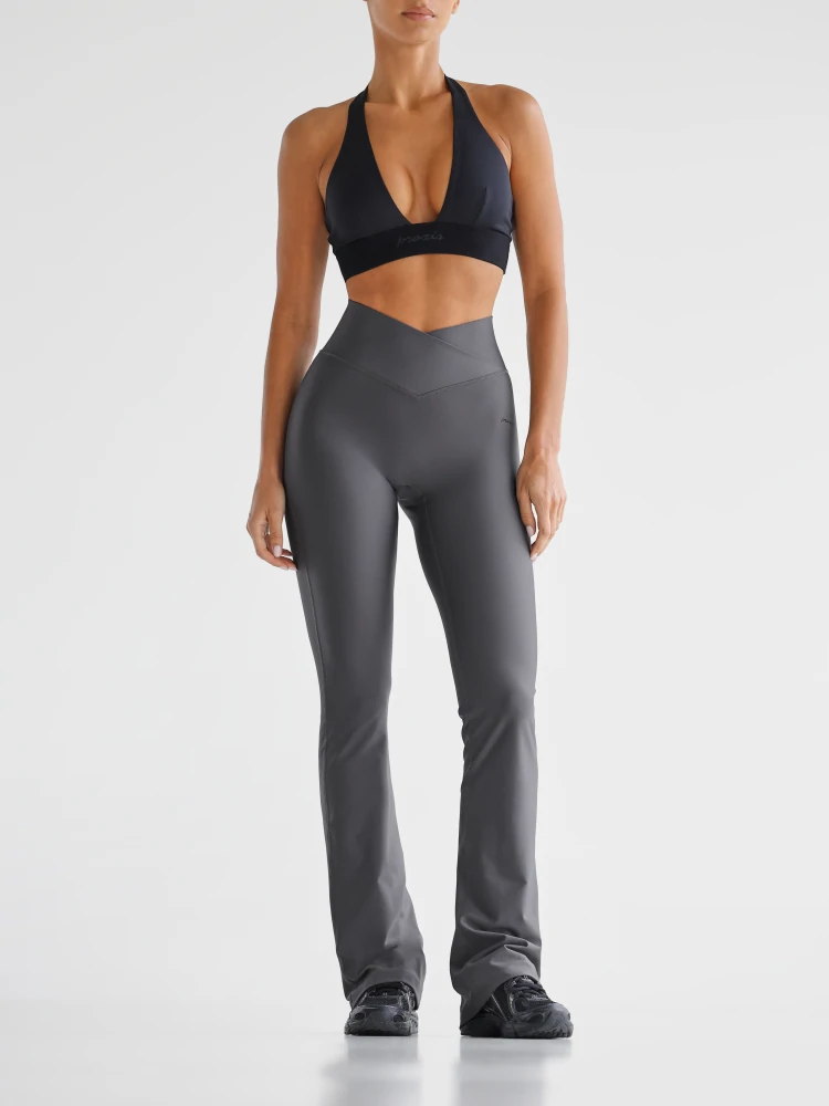 Essence High-Waist Flared Pants (6)