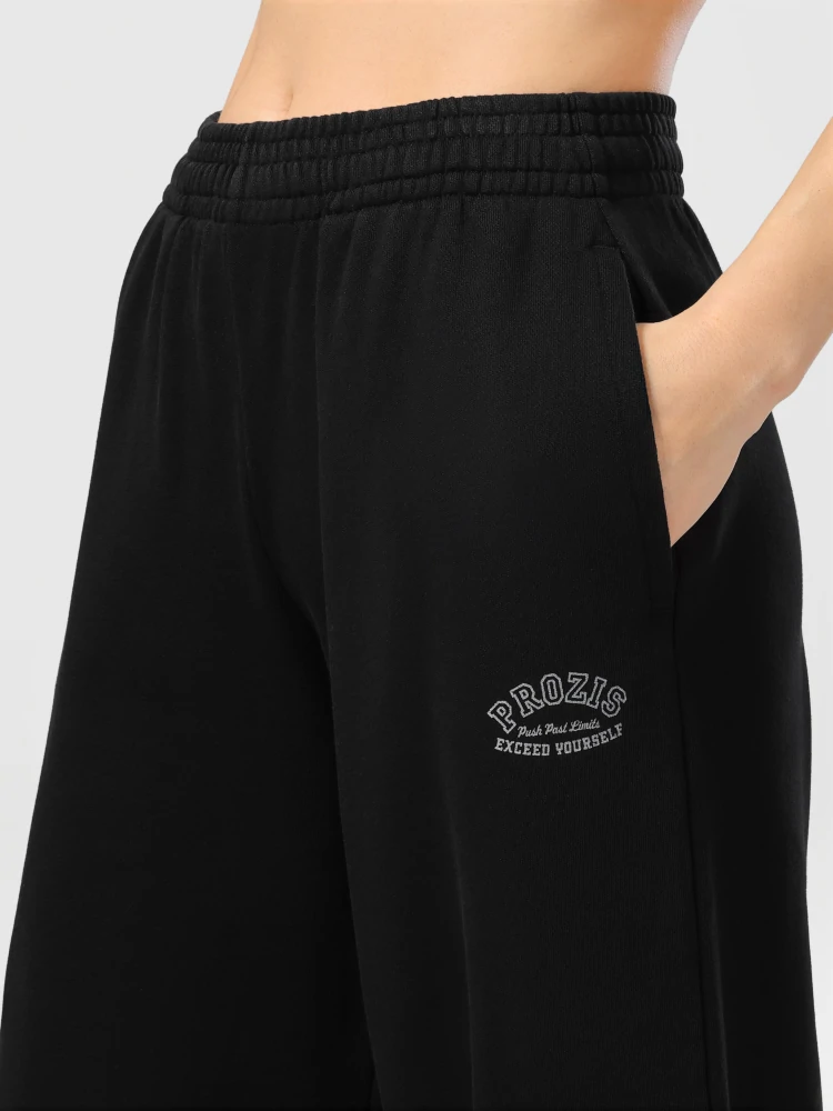 Pantalon à Jambes Larges Athleisure (8)