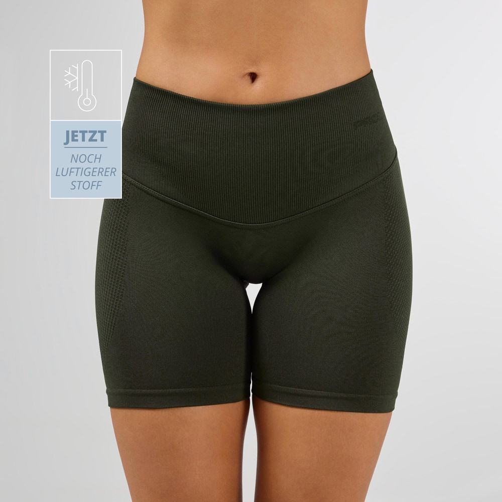 MuseFit Back V Shorts mit mittelhohem Bund (1)