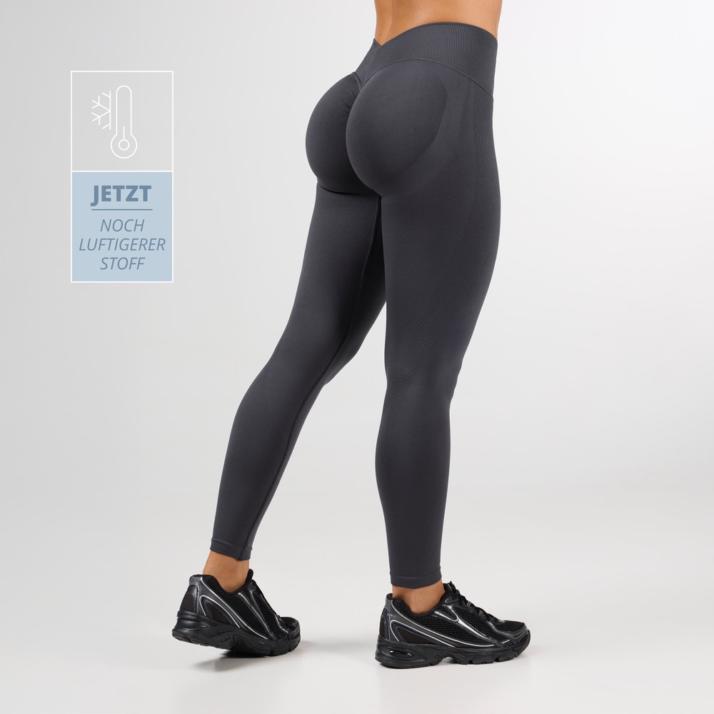 MuseFit Back V Leggings mit mittelhohem Bund (1)