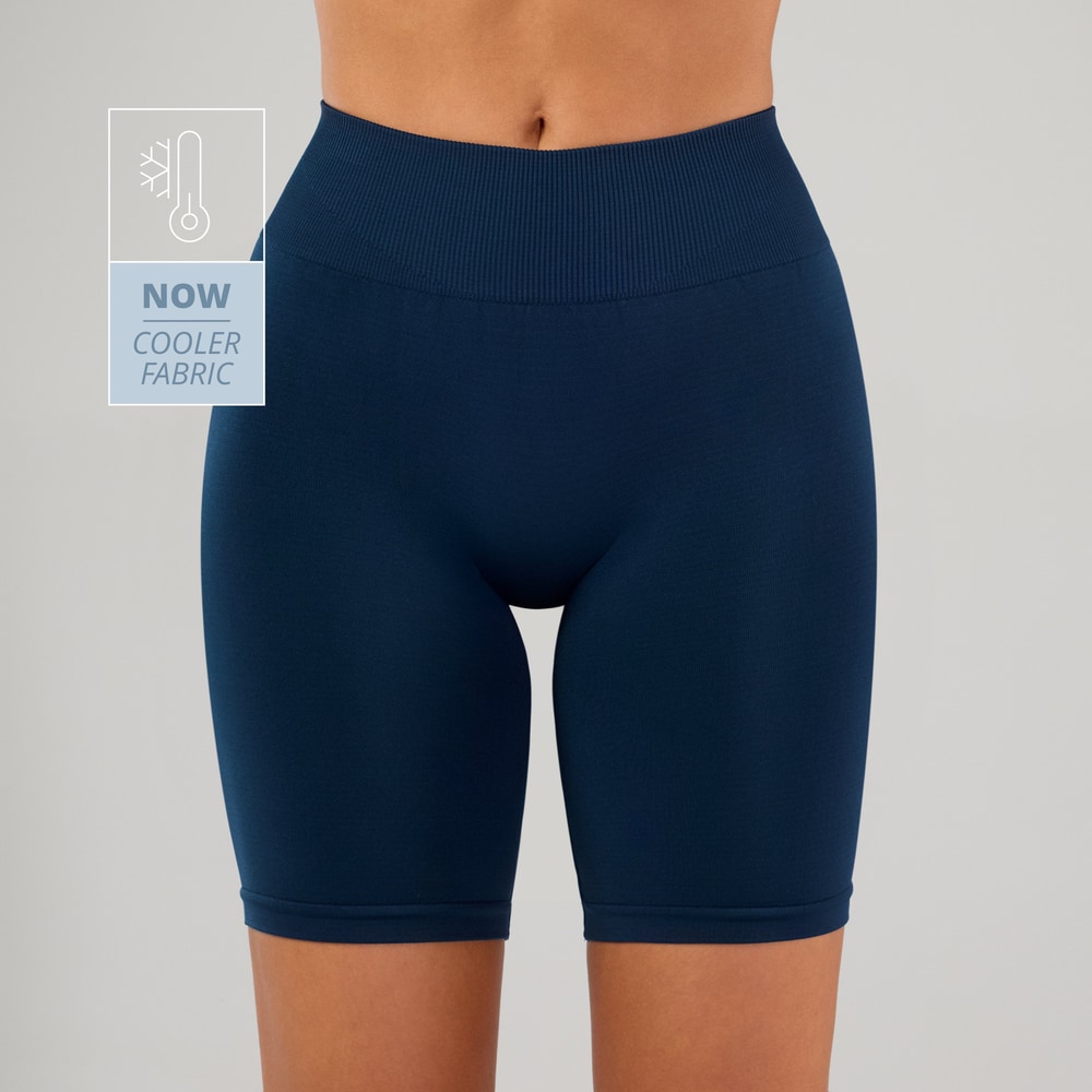 Athleisure Mid-Waist Cycling Shorts (1)