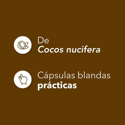 Aceite de Coco 1000 mg 90 cápsulas blandas (4)