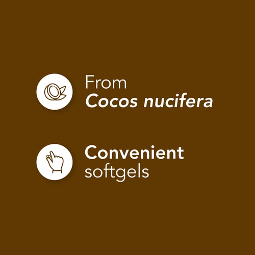 Coconut Oil 1000mg 90 Softgels (4)