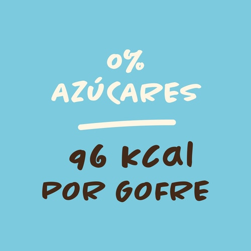 Gofres sin azúcares (6 ud) - Sabor a vainilla (6)