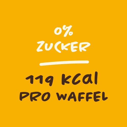 Waffeln ohne Zucker (6 Stück) - Mit Schokolade überzogen (6)