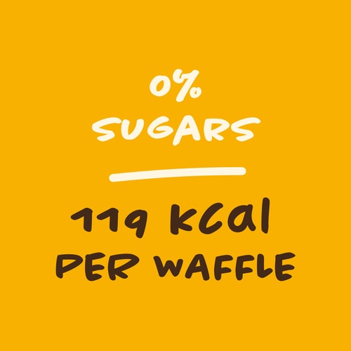 Sugars-Free Waffles (6 units) - Chocolate Covered (6)