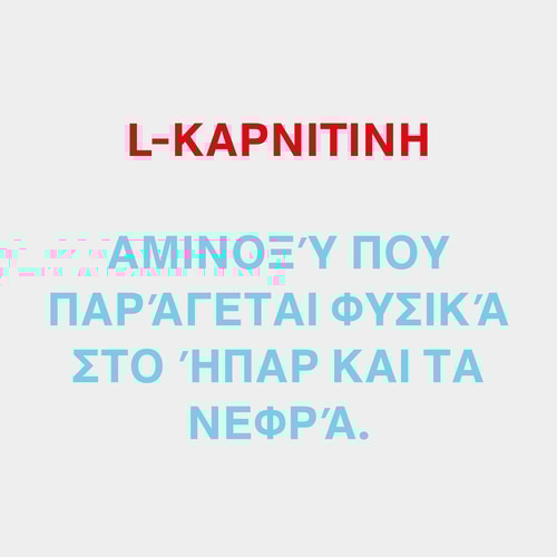 L-Καρνιτίνη 1500 mg 60 κάψουλες (7)