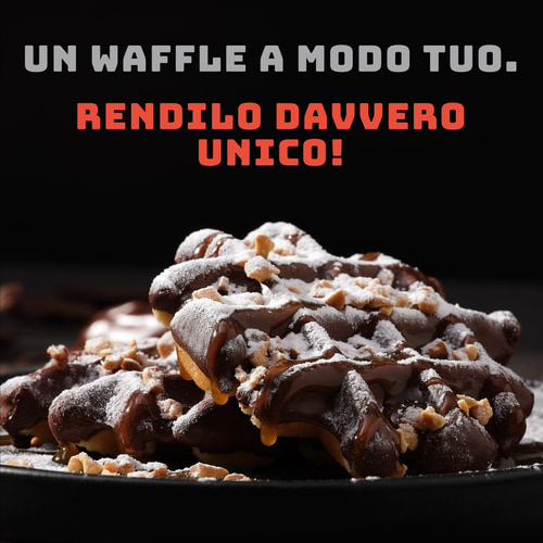 Waffle proteici (6 pz.) - Cioccolato (3)