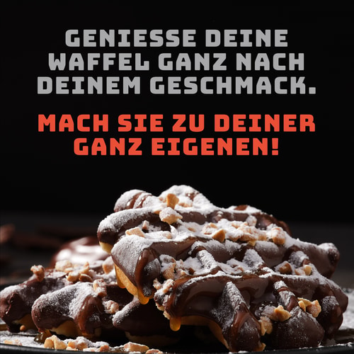 Protein-Waffeln (6 Stück) - Schokolade (3)