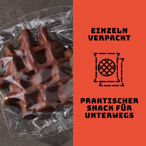 Protein-Waffeln (6 Stück) - Schokolade (8)