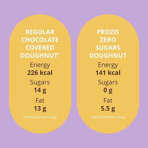 Zero Sugars Doughnut - Chocolate Covered 50 g (6)