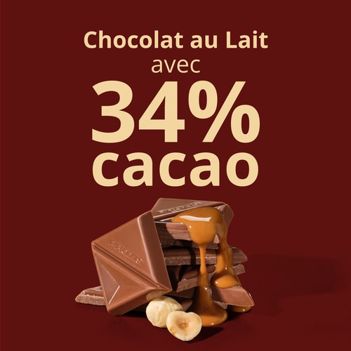 Zero Choclite - Chocolat au Lait et Pâte de Noisettes - 8 barres (7)