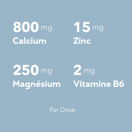 Calcium, Zinc et Magnésium 90 comprimés (6)